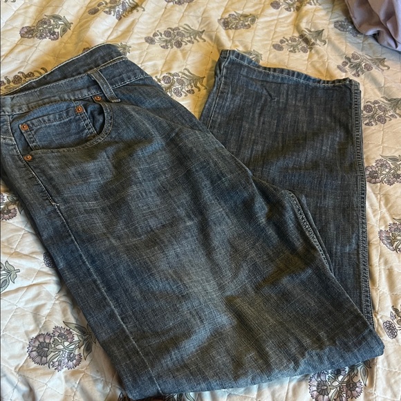 Levi's Men's Blue Straight-Leg Jeans - Picture 2 of 7
